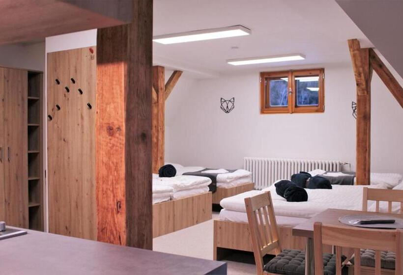 침실 1개 전망 아파트, Chata Granit, Zadov   Churáňov