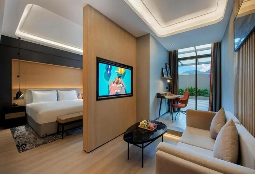 キングサイズベッドのエクゼクティブ, Park Inn By Radisson Zhuhai Gaolan Port