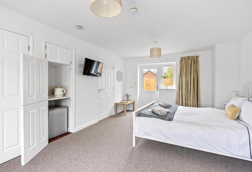 キングサイズベッドのスタンダードルーム, Lytton Tree Lodge Near Southwold