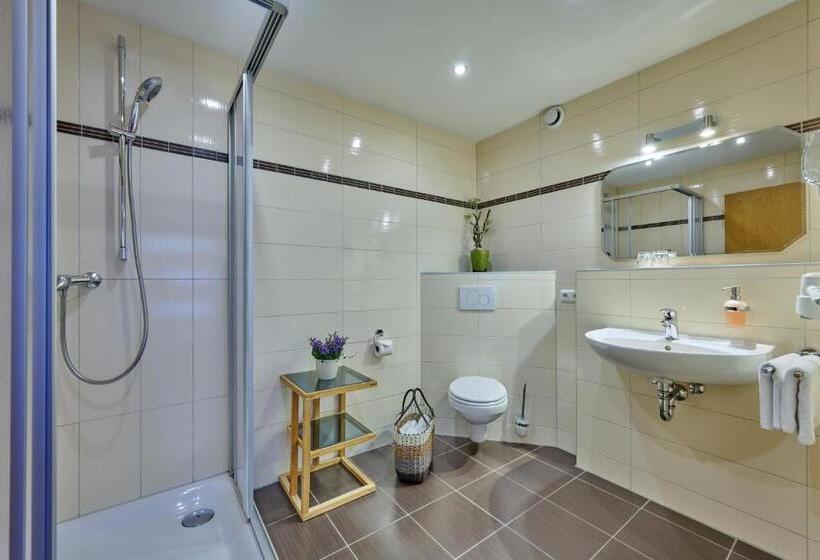 Номер Deluxe с Балконом, Restaurant Zum Goldenen Anker Mit Hallenbad & Wellnessbereich