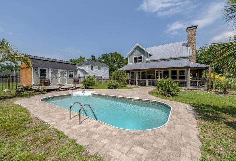 בית, 3 חדרי שינה, Country Solitude Close To The Beach Farmhouse