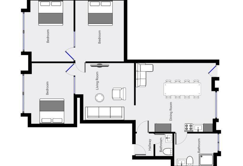 شقة 3 غرف, The Lakes Apartments By Daniel&jacob S