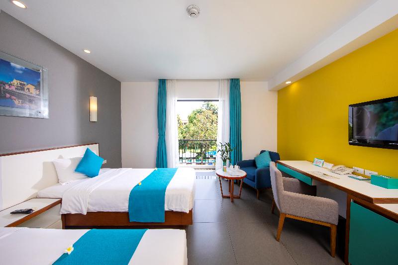 带泳池观景的豪华房, êmm Hotel Hoi An