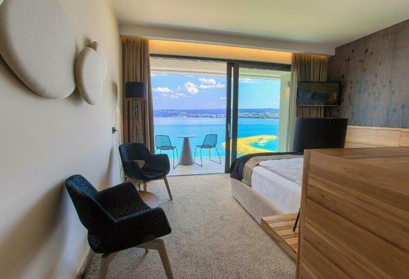 디럭스 테라스 룸 바다 전망, Villa Margaret