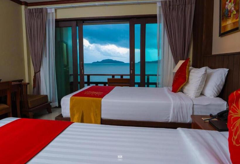 اتاق لوکس با چشم‌انداز دریا, Victoria Cliff Hotel & Resort, Kawthaung