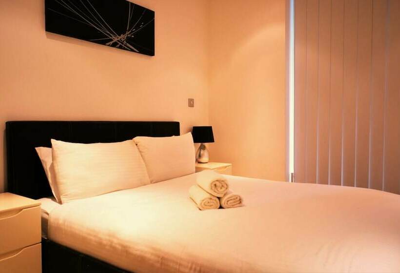 침실 2개 디럭스 아파트, Zen Apartments   City Airport London