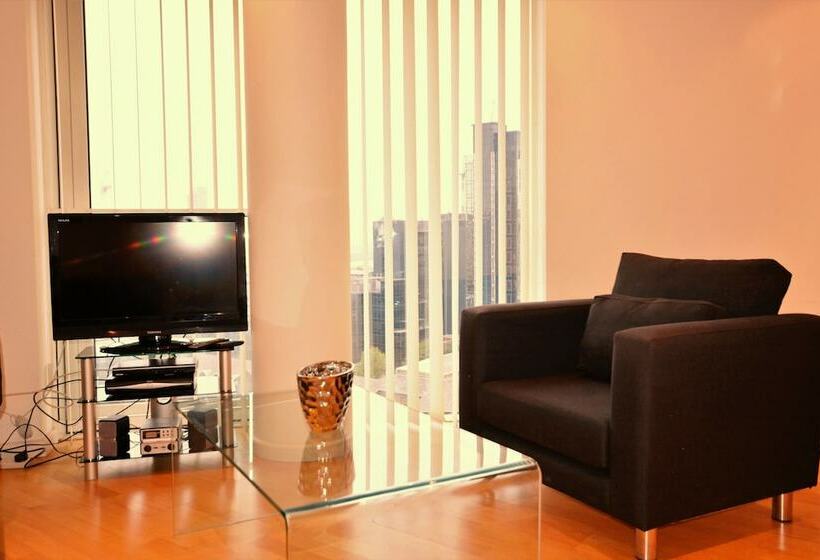 침실 2개 디럭스 아파트, Zen Apartments   City Airport London
