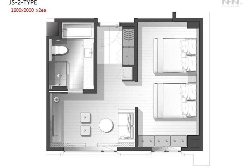 اتاق لوکس, Amanti Hotel Seoul