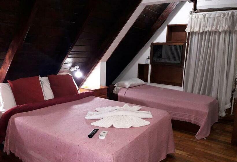 חדר משפחתי נוף לגינה, Petit Hotel Caraguata