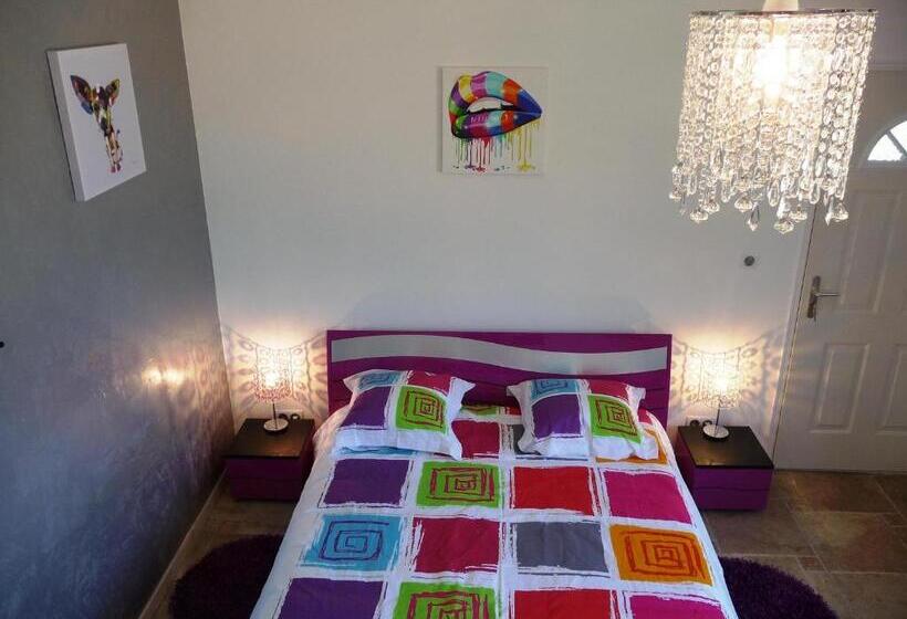 プールの見えるスタンダードトリプルルーム, La Bastide Des Selves