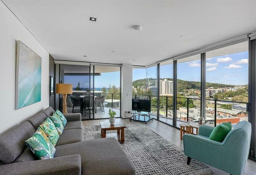 شقة غرفتين مطلة على البحر, Ambience On Burleigh Beach