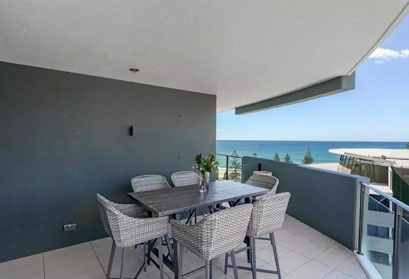 آپارتمان 2 خوابه با چشم‌انداز دریا, Ambience On Burleigh Beach