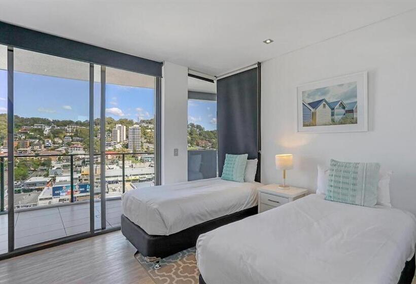 شقة غرفتين مطلة على البحر, Ambience On Burleigh Beach