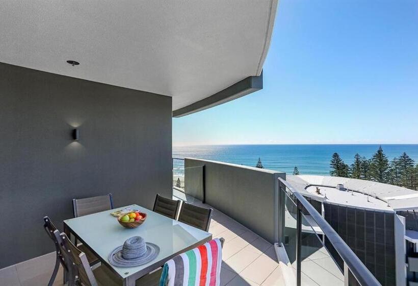 آپارتمان 2 خوابه با چشم‌انداز دریا, Ambience On Burleigh Beach