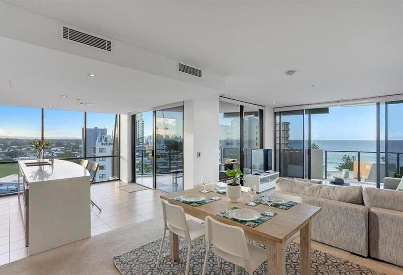 شقة 3 غرف مطلة على البحر, Ambience On Burleigh Beach