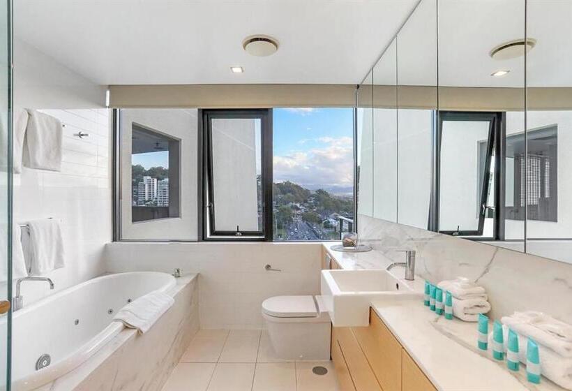 شقة 3 غرف مطلة على البحر, Ambience On Burleigh Beach