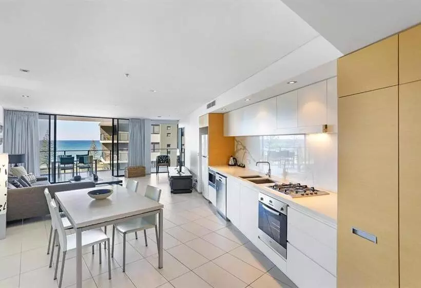 آپارتمان 1 خوابه با چشم‌انداز دریا, Ambience On Burleigh Beach