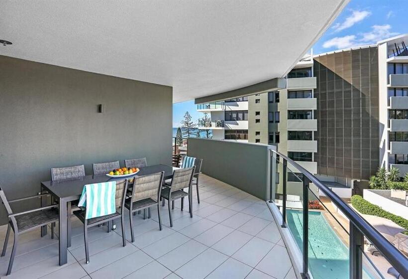 شقة 3 غرف نوم إطلالة جانبية على البحر, Ambience On Burleigh Beach