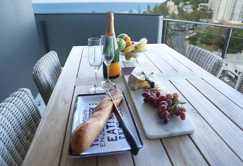 آپارتمان 1 خوابه با چشم‌انداز دریا, Ambience On Burleigh Beach