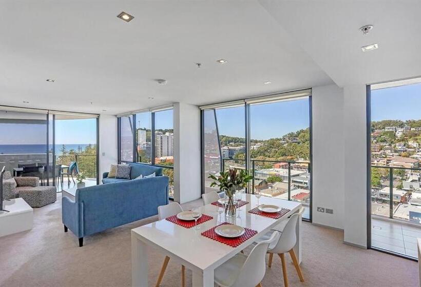 شقة غرفتين مطلة على البحر, Ambience On Burleigh Beach