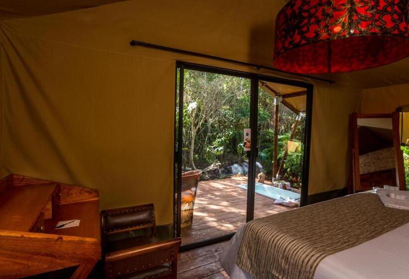 带大床的标准间, Serenity Authentic Glamping Tulum