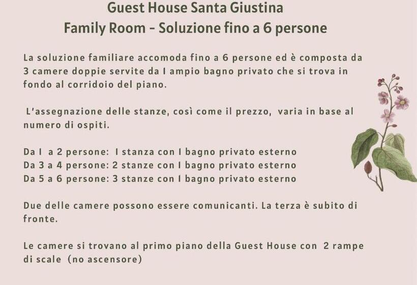 اتاق خانوادگی, Guest House Santa Giustina Lucca Centro Storico