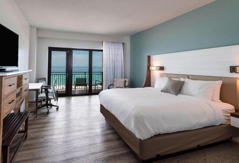 디럭스 스위트 킹 침대, Springhill Suites By Marriott Navarre Beach