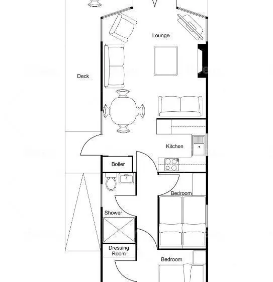 １ベッドルームのデラックスアパートメント, Beeches Farmhouse Country Cottages & Rooms