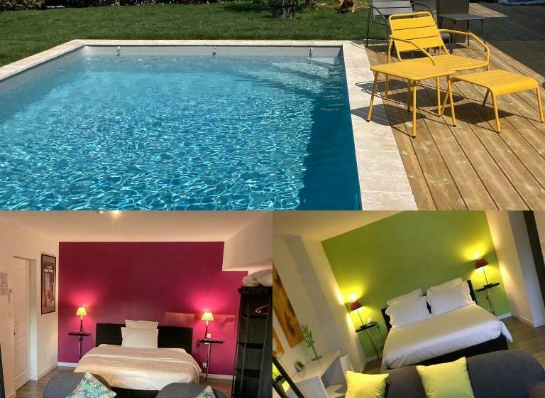 חדר סטנדרט נוף לגינה, Les Chambres Lauryvan