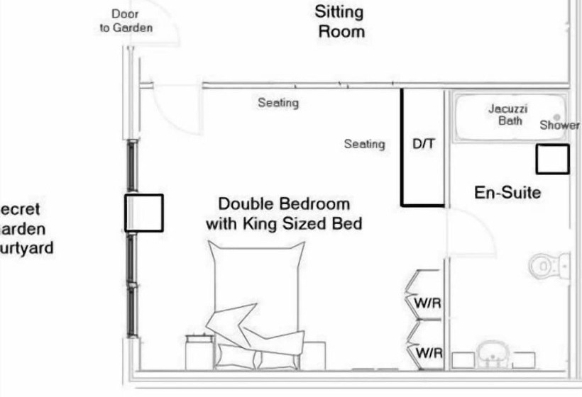 디럭스 룸 바다 전망, Old Drynie House