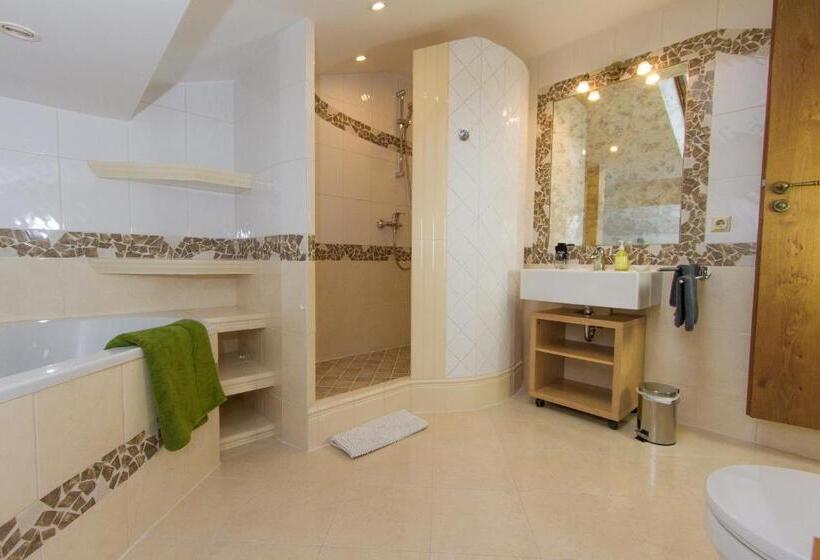 房顶倾斜的标准房间, Alpenblick