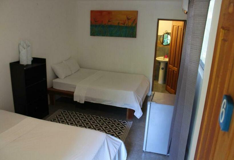 4인용 스탠다드 룸, Cabinas Playa Surf Hostel