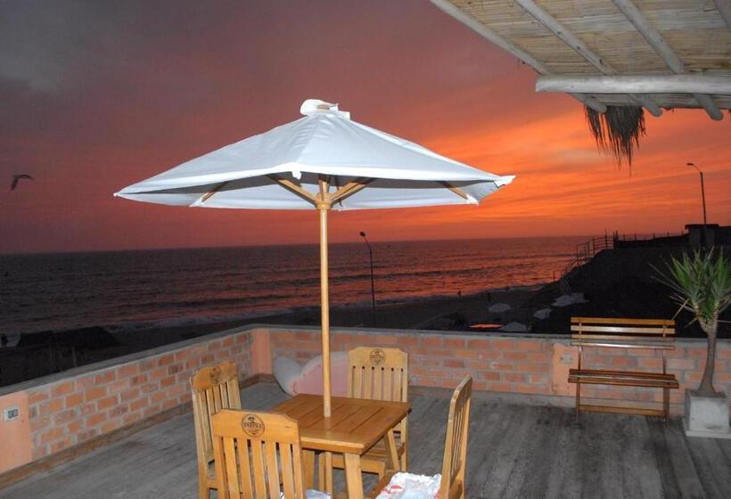 חדר דלוקס עם מרפסת נוף לים, Hamacas