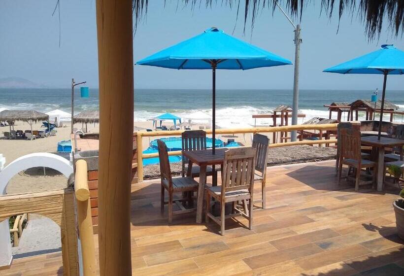 חדר דלוקס עם מרפסת נוף לים, Hamacas