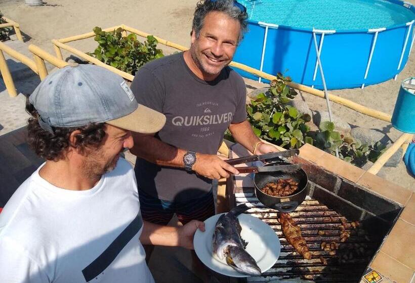 חדר דלוקס עם מרפסת נוף לים, Hamacas