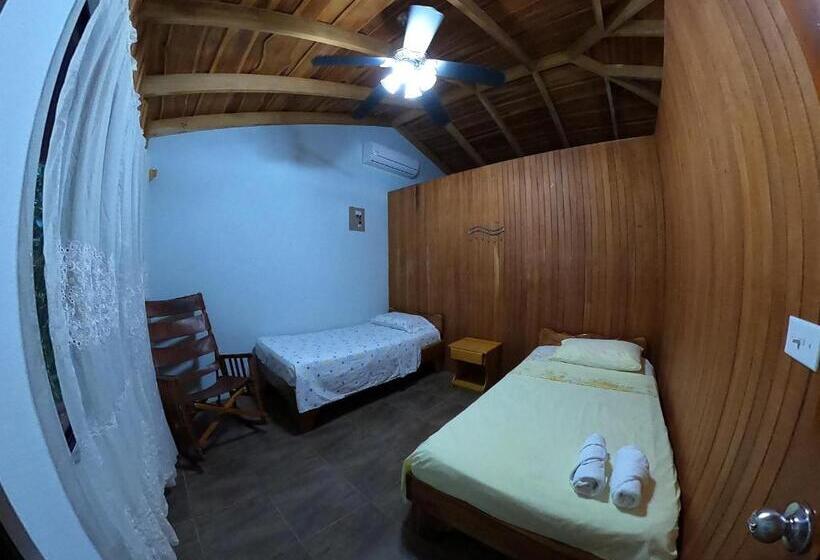 اتاق استاندارد چهارنفره با چشم‌انداز باغ, Laureles Collection Uvita   Cabinas Los Laureles