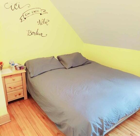 חדר סטנדרט חדר אמבטיה משותף, Auberge Le P Tit Bonheur   Hostel