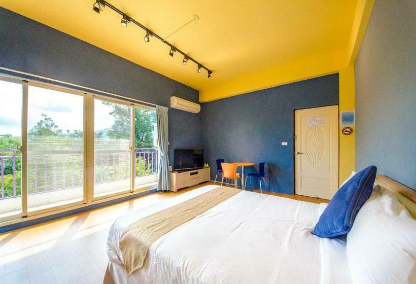 اتاق استاندارد با بالکن, 光腳丫宜蘭民宿