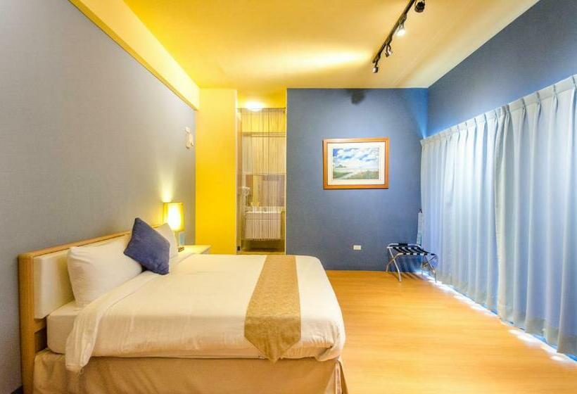 اتاق استاندارد با بالکن, 光腳丫宜蘭民宿