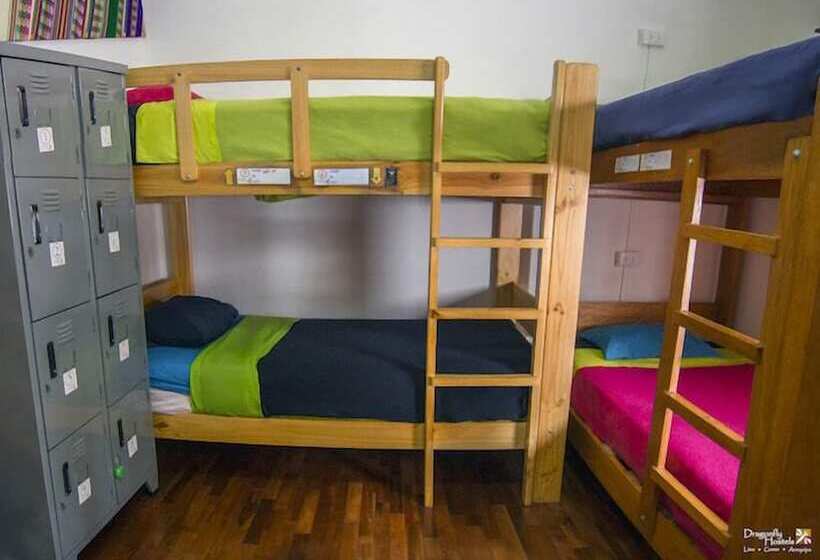 تختخواب در اتاق مشترک, Dragonfly Hostels Miraflores