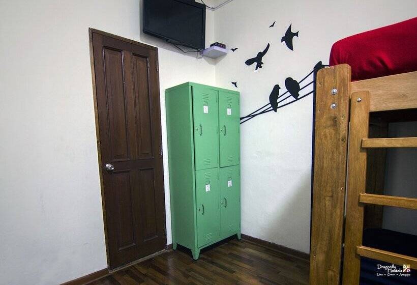 تختخواب در اتاق مشترک, Dragonfly Hostels Miraflores
