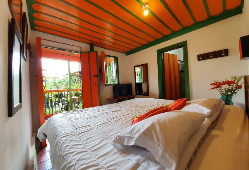 带大床的标准间, Hostal Estrella De Agua