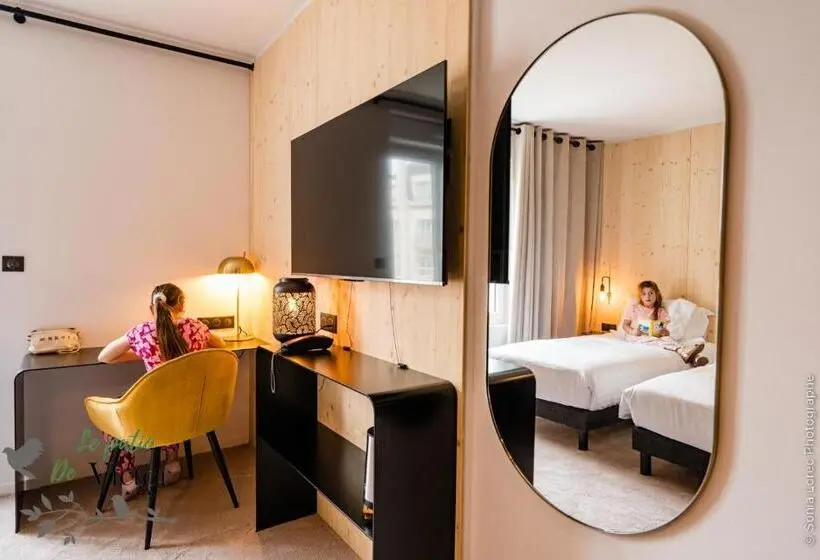 スタンダード5人部屋, Hôtel Le Patio De Victor, Lorient