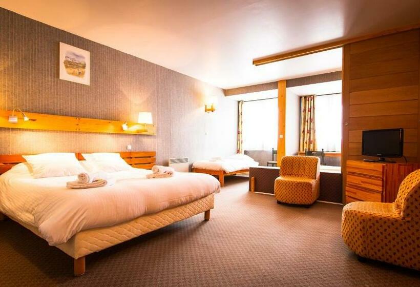 غرفة عائلية, Hôtel Restaurant Saint Roch