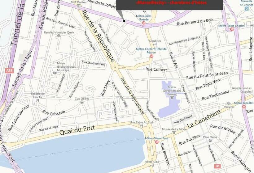 חדר אקונומי, Marseille City Chambres&appartements