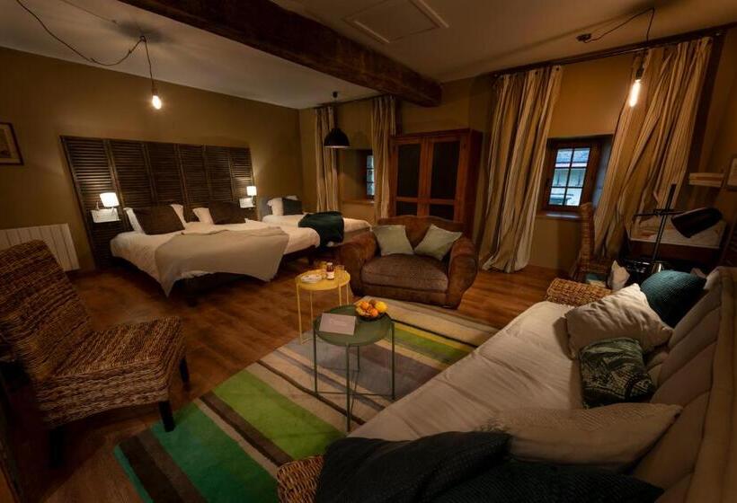 디럭스 룸 킹사이즈 침대, Domaine De La Pommeraye & Spa