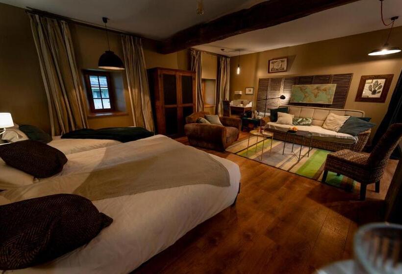 디럭스 룸 킹사이즈 침대, Domaine De La Pommeraye & Spa