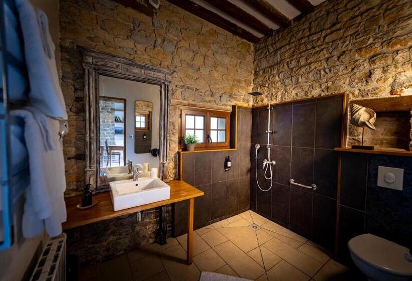 디럭스 룸 킹사이즈 침대, Domaine De La Pommeraye & Spa