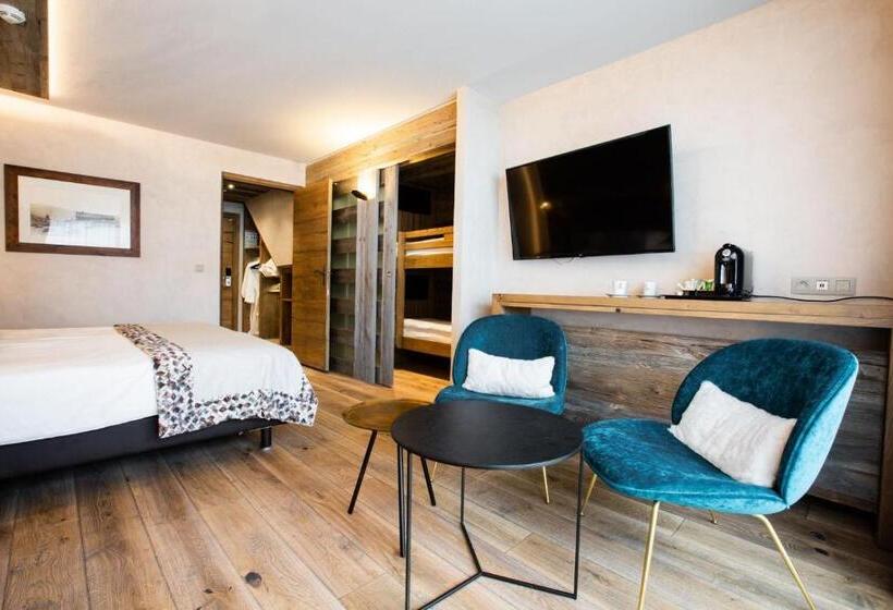 اتاق لوکس خانوادگی, Hôtel Champs Fleuris Morzine