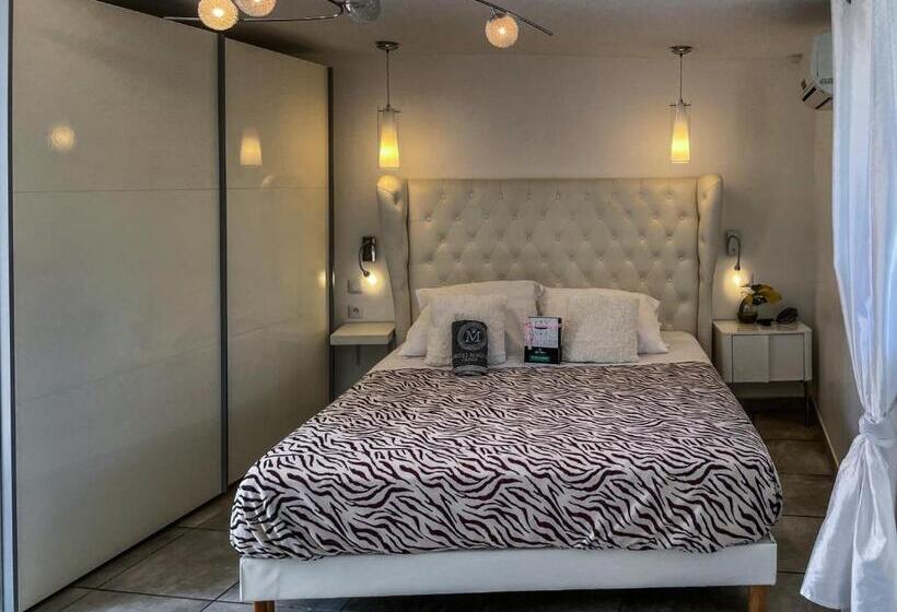 带大床的标准间, Hôtel Eden Cassis   Parking Privé